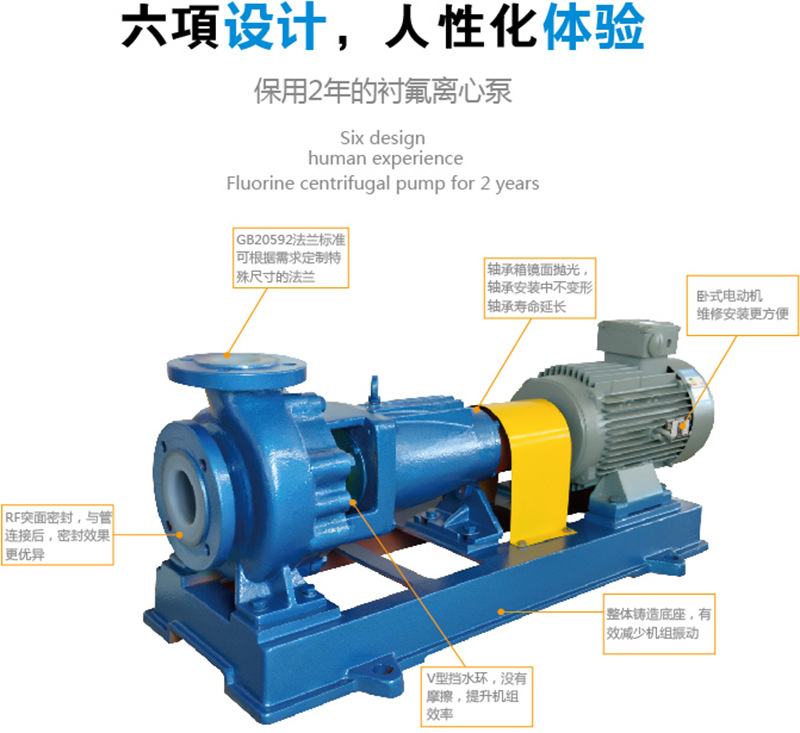 IHF襯氟塑料離心泵設(shè)計
